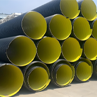 Tuyau de drainage urbain en HDPE ondulé Jinyiou, durable et résistant aux chocs, avec renfort par ceinture en acier DN800 8KN/m2, vente en gros
