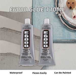 <span class=keywords><strong>Colle</strong></span> époxy acrylique multi-usages <span class=keywords><strong>E6000</strong></span> de 110 ml pour la construction, le travail du bois, la réparation de téléphones portables, la coque de téléphone portable - Product Image 3