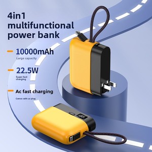 Banco de Energía Multifuncional 4 en 1 de 22.5W, Gran Capacidad, Portátil, con Cable, Compacto, Regalo Personalizado, Fuente de Alimentación Móvil - Product Image 2