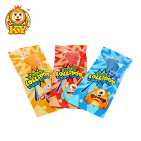 Bâton lumineux fluorescent pour enfants de haute qualité bonbons à la sucette en forme de pied avec emballage de boîte à saveur fruitée en gros
