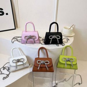 Solid Color Candy Pattern <b>Mini</b> Shoulder <b>Bag</b> PU Leather Zipper Closure Crossbody Women Fashion Eco-Friendly Chain Purse - Product Image 3
