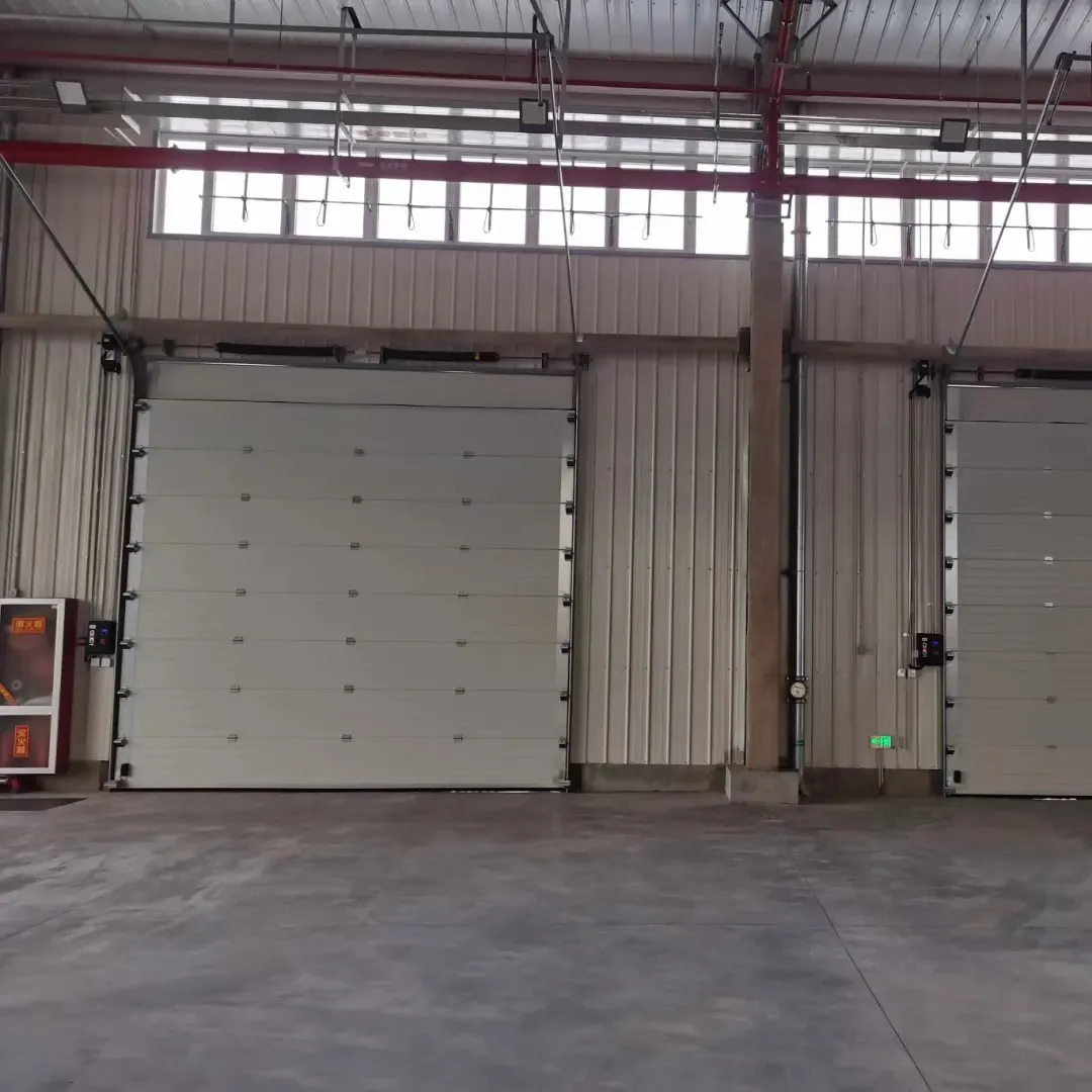 Factory Exterior Thermal Insulation Hot Selling Overhead Sliding Sectional Door Wind Resistant Industrial Sectional Lifting Door