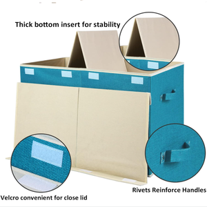 Boîte de rangement pliable pour jouets et vêtements d'enfants, idéale pour chambre d'enfant, crèche, aire de jeux, grand bac de rangement pour bébé - Product Image 4