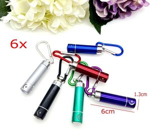 Promotion Mini Plastic Carabiner Keychain <b>Flashlight</b> with Custom Logo <b>LED</b> Zoom <b>Flashlight</b> IP55 Rated 1W 20-35 Lumens Camping Use - Product Image 2