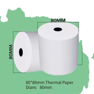 กระดาษม้วนความร้อนคุณภาพสูงสำหรับเครื่องพิมพ์ใบเสร็จ 80x80 มม. ม้วนกระดาษความร้อนสำหรับเครื่อง POS - Product Image 2