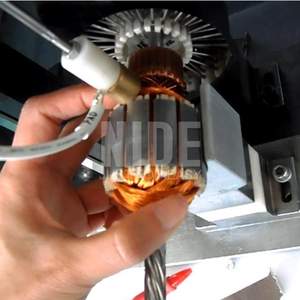 Testador de armadura de arranque automático completo de 2 estações Ferramenta elétrica eficiente Rotor <span class=keywords><strong>Testing</strong></span> <span class=keywords><strong>Machine</strong></span> Equipamento industrial - Product Image 2