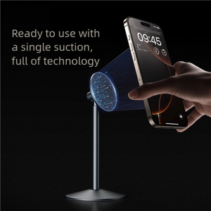 ขาตั้งโทรศัพท์แม่เหล็กสไตล์ธุรกิจ |   วัสดุอลูมิเนียมอัลลอยสำหรับการบิน |   แรงยึดแม่เหล็กที่แข็งแกร่งและมั่นคง |   360 °   การหมุนแบบอุปกรณ์เสริม - Product Image 5