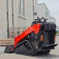 Mini Skid Steer Loader Berkualitas Tinggi, Hidrolik Tahan Lama dengan Bucket Breaker untuk Kondisi Kerja yang Berat