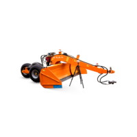Nouvelle machine de nivellement de terrain agricole à double commande GPS haute précision, avec bras flexible de 4 m, pour tracteur, niveleuse de ferme motorisée