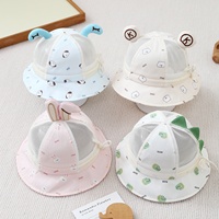 Chapeau pour bébé, chapeau de pêcheur fin d'été, chapeau de soleil mignon pour bébé, pour les garçons et les filles, chapeau de protection solaire respirant en maille