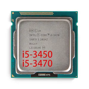 Ordinateur CPU i5-3470 i5 3470 SR0T8 3.2GHZ LGA 1155 CPU Processeur Intel core i5 processeur