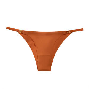 ZGBROTHERS Culottes sans coutures en soie glacée pour femmes, design classique, sexy, fines, pour les règles régulières - Product Image 5