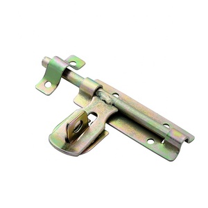 Sắt Màu Mạ Chống Trộm Cửa Tháp Khóa Thùng Cửa <span class=keywords><strong>Latch</strong></span> Bolt Móc Khóa An Ninh Trượt Patio Cửa <span class=keywords><strong>Latch</strong></span>/Bolt - Product Image 3