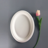Best selling Eco friendly biodegradable sugarcane plates bagasse disposable paper dish