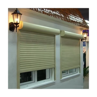 Persianas Enrollables Automáticas de Aleación de Aluminio con Control Remoto, Ahorro de Energía, Resistentes a la Intemperie, Seguras, Tamaño Personalizado para Villa