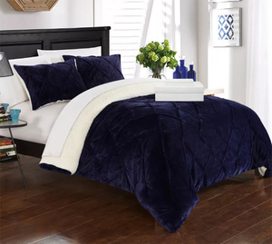 Bộ Chăn Lông Cừu Lông Chồn Siêu Nhỏ Sang Trọng Có Lớp Lót Lông Chồn Mềm Mại - Product Image 6