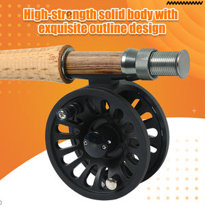 Moulinet de pêche à la mouche D550-95mm/85mm pour la pêche sur glace, pour les positions en rivière, en lac et en ruisseau - Product Image 4