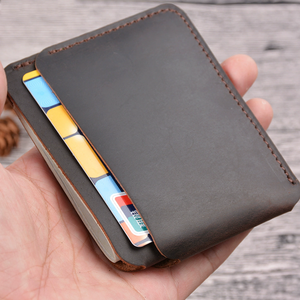 Cartera de cuero de grano completo, tarjetero, funda para dinero, tarjetero de cuero Delgado, tarjetero, tarjetero, carteras de cuero para hombres y mujeres - Product Image 3