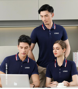 Chemises Polo de Golf Sportives en Polyester de Haute Qualité avec Logo Personnalisé Brodé, Couleur Unie, Uniformes d'Entreprise pour Hommes - Product Image 2