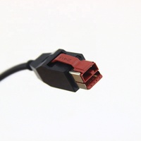Cable USB a 1x8 Latch-N-Lock para Impresora, 24V, con Trenzado de Cobre Puro, Revestimiento de PVC, Conectores Chapados en Oro, 20AWG, Modelo 40N4716