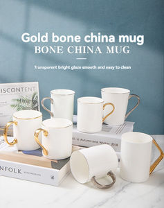 Vente en gros de tasses à eau en céramique nordique pour la maison et le bureau, tasses à café et à lait, tasses à thé et soucoupes, en promotion - Product Image 2