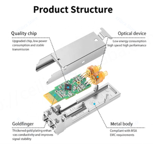 LC duplex 10g 10km SFP <span class=keywords><strong>Module</strong></span> thu phát, 1310nm đa Duplex sợi quang Ethernet Switch, tương thích với Mikrotik, Cisco - Product Image 4