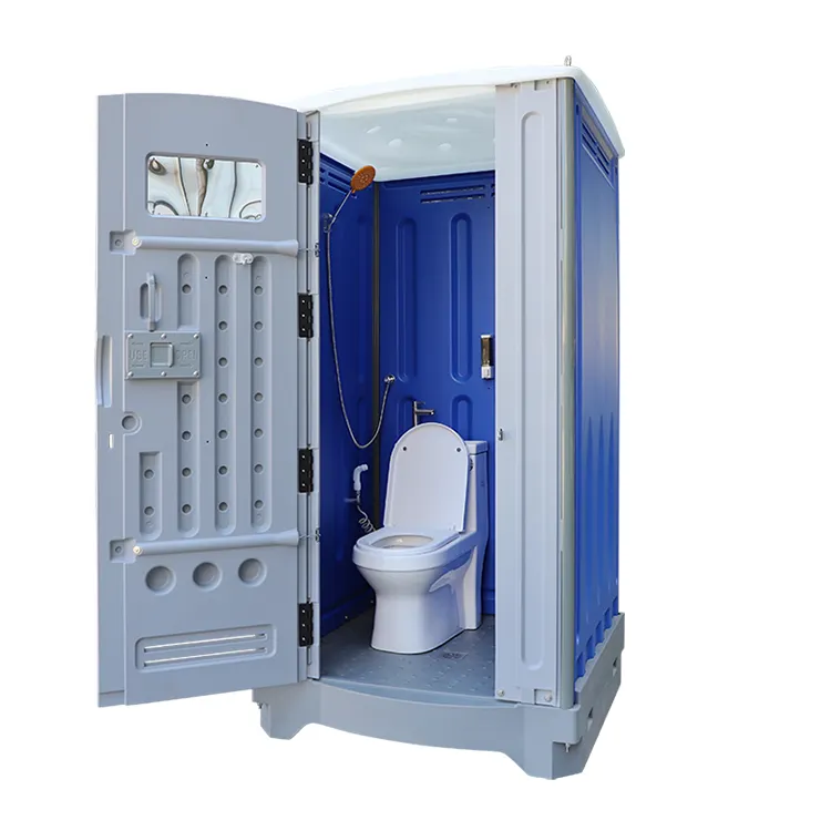 Toilettes mobiles avec chasse d'eau toilettes en plastique toilettes toppla