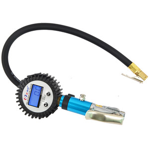 Compact Tire Pressure Gauge for Motorcycle & Bicycle High Accuracy Metal Nozzle Anti-Slip Grip Ideal for Accessory Shops - Product Image 3