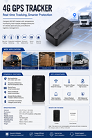 HST-208X 4G Magnetik Kuat 4500mAh Daya Tahan Baterai Lama Deteksi ACC Pelacak Kendaraan Truk dengan Pelacakan Real-Time Penyimpanan Cloud