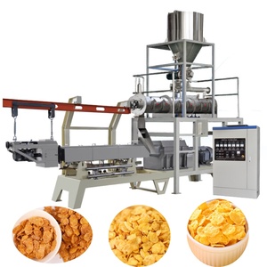 Nouvelle ligne complète de production de céréales pour le petit-déjeuner - Machine à fabriquer des flocons de maïs et des céréales soufflées avec une grande capacité et un faible niveau sonore - Product Image 2