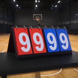 Portable LED <b>Scoreboard</b> for <b>Basketball</b> Football Training Plastic Backboard for School and Pickleball Court - Product Image 2
