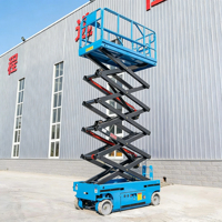 Plateforme élévatrice à ciseaux hydraulique automotrice 4-16m pour travaux en hauteur, idéale pour la construction et la maintenance - En promotion