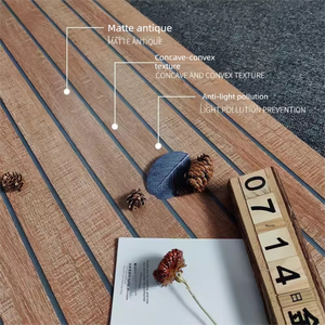 Carreaux de sol imitation <span class=keywords><strong>bois</strong></span> industriels 600x1200 Série couleur <span class=keywords><strong>bois</strong></span> profond Revêtement de sol pour cafés et restaurants - Product Image 3