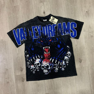 T-shirt graphique vintage oversize, tee-shirt streetwear personnalisé, coton lourd 100%, vêtement de mode, <span class=keywords><strong>article</strong></span> le plus vendu. - Product Image 1
