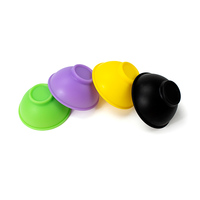Conteneurs alimentaires en silicone réutilisables OEM, bols à collation, mini-bols à pince pour condiments, amuse-gueules, maquillage, jetables pour les fêtes