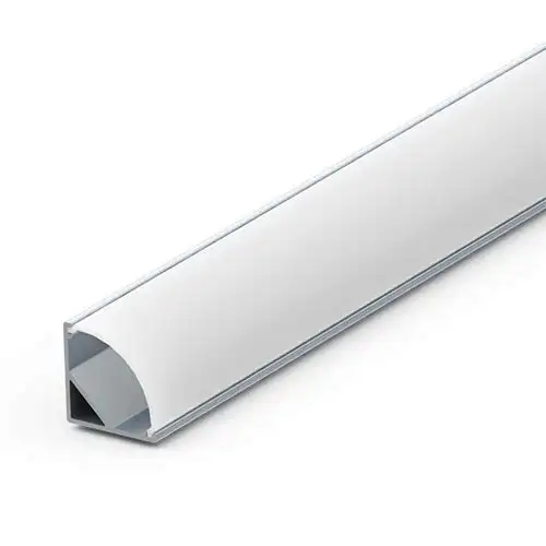 Profilo in alluminio a triangolo con striscia montata su superficie per estrusione di alluminio personalizzato