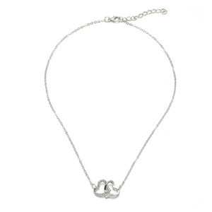 Set di Gioielli Minimalista Romantico con Collana con Ciondolo a Cuore in Acciaio Inossidabile Argento con Chiusura Magnetica, Anello e Orecchini, Regalo per Lei - Product Image 6
