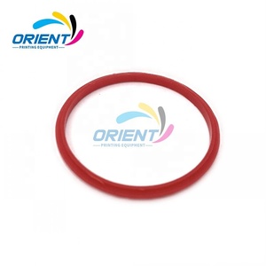 Nhập khẩu mới Vòng cao su màu đỏ cho heidelberg shtalfolder Máy gấp nếp gấp hệ thống công cụ bindery 50x46x3mm - Product Image 3