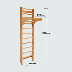 Xiair-escalera de madera plegable para niños pequeños, marco de escalada para pared, juguete de ejercicio Montessori - Product Image 5