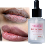 Sérum Lèvres Rose SPF PA+ Anti-Pigmentation Sombre Éclaircissant Rapide Exfoliant Repulpant Brillant pour Hommes et Femmes