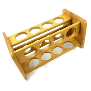 Factory Bamboo Rack Kitchen Bamboo Spice Rack <strong>Tabletop</strong> <strong>Storage</strong> 4 Tier 16 Jar Revolving Spice Rack - Product Image 4
