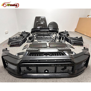 Kit de Carrocería Estilo B PP con Capó y Alerón de Fibra de Carbono Seca para Mercedes Benz Clase G W465 G63 G Wagon <span class=keywords><strong>AMG</strong></span> G500 G550 2019-2025 2026 - Product Image 4
