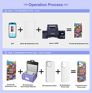 Oopspark - Máquina de Impresión por Transferencia de Calor al Vacío con Sublimación 3D para Fundas de Teléfono, Diseño Nuevo y Personalizado, Formato A4 - Product Image 6