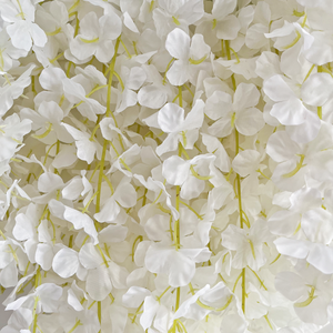 Best Selling <strong>Cheap</strong> Price White <strong>Purple</strong> Silk Hanging Artificial Wisteria <strong>Flowers</strong> Handmade Indoor Wedding Festival <strong>Flower</strong> Decor - Product Image 2