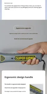 ESH-10 גלאי מתכת כף יד סורק אבטחה רב סצנה עבור בית הספר לשדה התעופה-מוצר האבטחה הטוב ביותר - Product Image 5