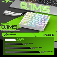 ATTACK SHARK M36HE Single Hand Hall Effect Magnetic Keyboard 0.01mm RT 8000Hz 0.08ms for PC FPS electronic sports