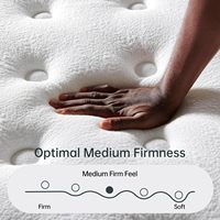 Matelas souple et ferme de 12 pouces pour hôtel 5 étoiles, lit compressé orthopédique de luxe Full Twin Xl King Queen Size, matelas en mousse dans une boîte