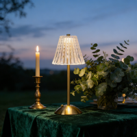Lampe de bureau LED moderne sans fil Lampe de table LED tactile rechargeable de luxe pour le salon Veilleuse LED