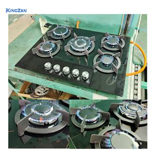 Piano Cottura <span class=keywords><strong>a</strong></span> <span class=keywords><strong>Gas</strong></span> Piccolo <span class=keywords><strong>a</strong></span> 5 Fuochi con Accensione Elettronica, Classe Energetica LP, ad Alta Efficienza per Uso Domestico, Alberghiero ed Esterno, in Vetro Temperato da Incasso - Product Image 4