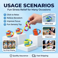 Règle Magique en Plastique en Gros, Puzzle Torsadé, Jouet Anti-Stress Transformable, Jouet Sensoriel pour Enfants, Cadeaux de Fête